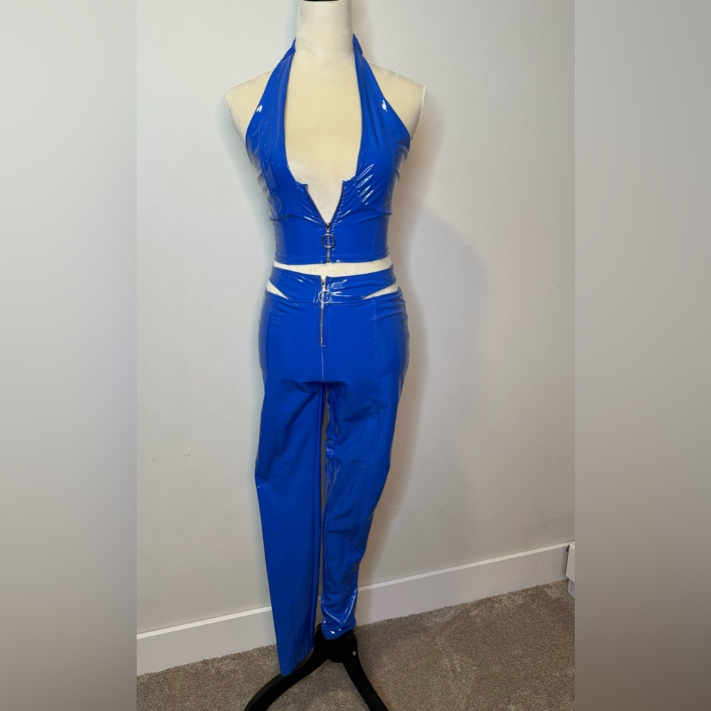 Faux Patent Leather Set.
